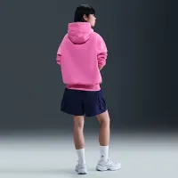 Nike Sportswear Phoenix Fleece женская оверсайз Pullover Толстовка с капюшоном Pink