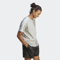 Футболка adidas Essentials Single Jersey 3-Stripes IC9337 - Сіра