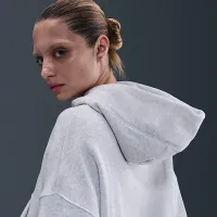 Nike Sportswear Phoenix Fleece жіноча оверсайз Толстовка з капюшоном колір коричневий