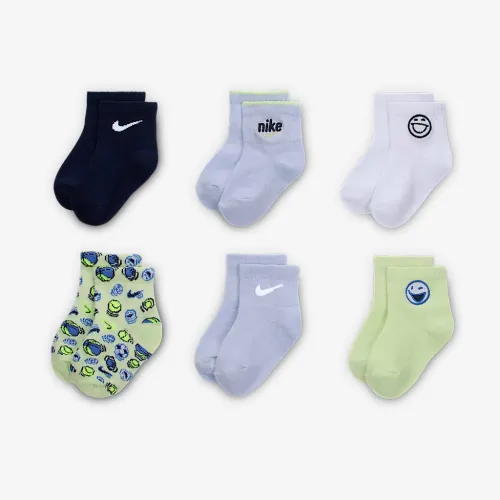 Nike Play For All Baby (0-9M) Infant шкарпетки (6 пар) колір сірий