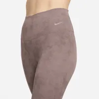 Nike Zenvy Tie-Dye жіноча Gentle-Support З високою талією 7/8 лосіни колір фіолетовий