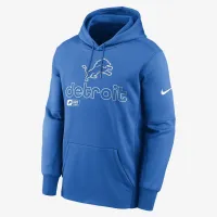 Detroit Lions Men’s Nike Therma NFL Pullover Толстовка с капюшоном синий