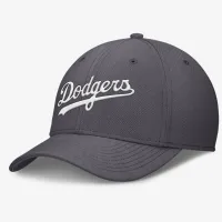 Los Angeles Dodgers Swoosh чоловічі Nike Dri-FIT MLB Hat колір сірий