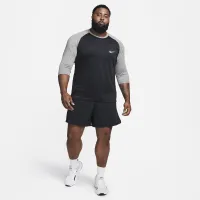 Nike Dri-FIT чоловічі 3/4-Length Sleeve Baseball Top колір чорний