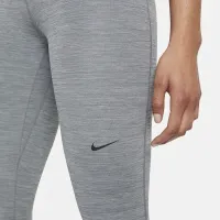 Nike Pro женская Mid-Rise Crop Mesh Panel лосины цвет серый