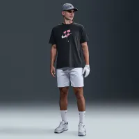 Nike мужские Max90 для гольфа футболка цвет серый