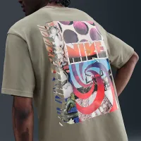 Nike Sportswear мужские Max90 футболка цвет зеленый