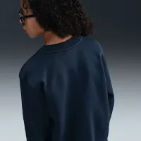 Nike Sportswear Club Fleece Big детские Crew-Neck свитшот синий