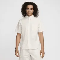 Nike Life чоловічі Short-Sleeve Seersucker Button-Down Shirt колір сірий
