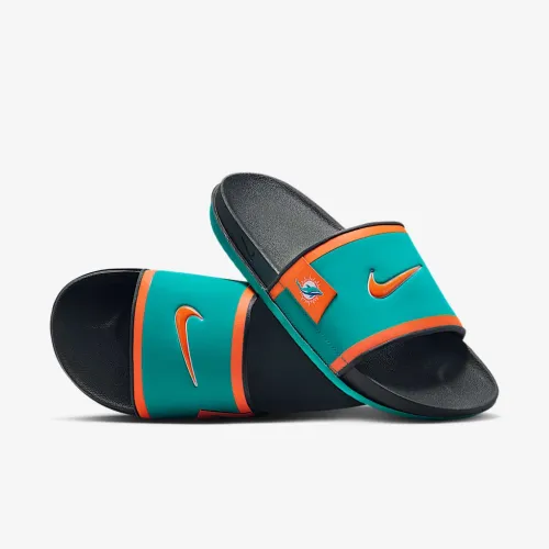 Nike Offcourt (Miami Dolphins) Offcourt Slides цвет зеленый