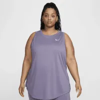 Nike Dri-FIT женская Tank (большие размеры) цвет фиолетовый