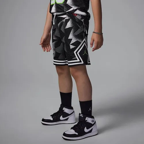 Nike Jordan Dri-FIT Big детские MJ Printed Sport Diamond шорты цвет черный
