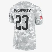 Christian McCaffrey San Francisco 49ers Salute to Service чоловічі Nike Dri-FIT NFL Limited Jersey колір білий
