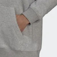 Кофта/футболка adidas Essentials Feelvivid хлопковыеFleece Drop Shoulder Толстовка с капюшоном HK2830 - Серая