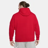 Nike Sportswear Club Fleece мужские Graphic Pullover Толстовка с капюшоном цвет красный