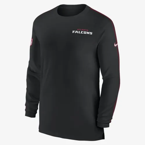 Atlanta Falcons Sideline Coach мужские Nike Dri-FIT NFL Long-Sleeve Top цвет черный