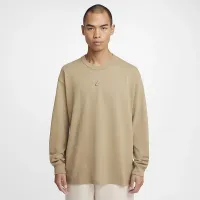 Nike Sportswear Premium Essentials чоловічі Long-Sleeve футболка колір коричневий