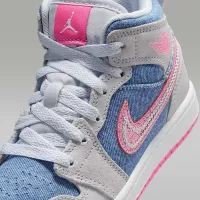 Nike Jordan 1 Mid SE Little дитячі Кросівки блакитний