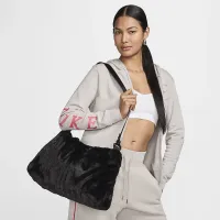 Nike Sportswear Faux Fur Tote (10L) колір чорний