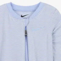 Nike Baby Essentials Baby (0-9M) Striped Footed Coverall блакитний