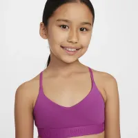 Nike Indy Girls' Sports Bra цвет фиолетовый