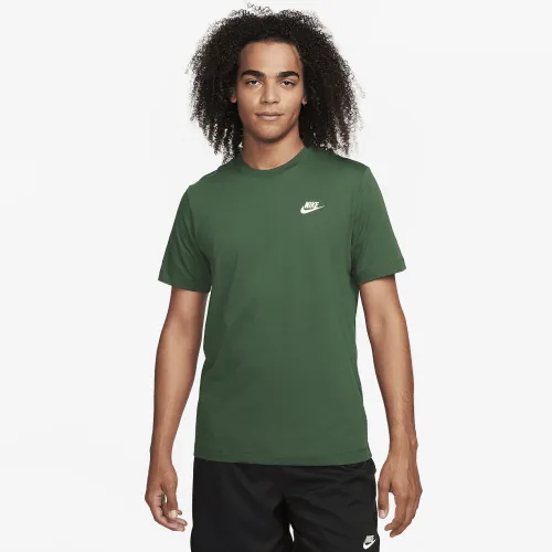 Nike Sportswear Club чоловічі футболка колір зелений
