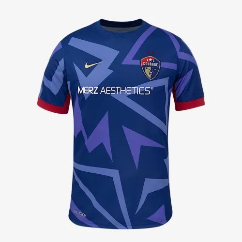 North Carolina Courage 2025 Stadium Home мужские Nike Dri-FIT NWSL Replica Jersey синий