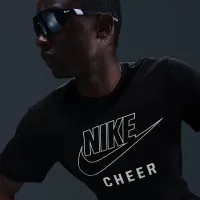 Nike Swoosh мужские Cheer футболка цвет черный
