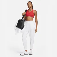 Nike Dri-FIT One жіноча З високою талією 7/8 French Terry Joggers колір білий