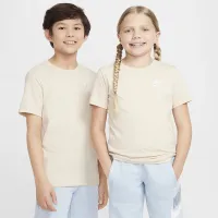 Nike Sportswear Big детские футболка цвет коричневый