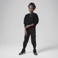 Nike Jordan Icon Play оверсайз Crew Little Kids Top цвет черный