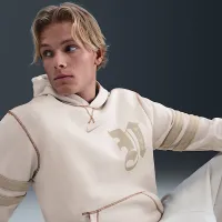 Nike Club чоловічі Fleece Pullover Толстовка з капюшоном колір сірий