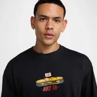 Nike SB Long-Sleeved Max90 Skate футболка цвет черный