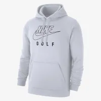 Nike Swoosh Club Fleece чоловічі для гольфу Pullover Толстовка з капюшоном колір білий