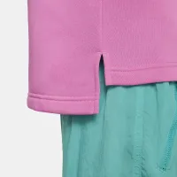 Nike Sportswear Club Fleece Big детские (Girls') Polo Top Pink