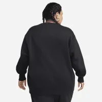 Nike Sportswear Phoenix Fleece жіноча оверсайз Crew-Neck світшот (великі розміри) колір чорний