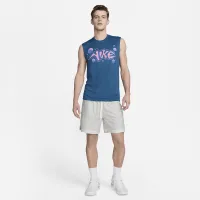 Nike чоловічі Dri-FIT Sleeveless баскетбольні футболка блакитний