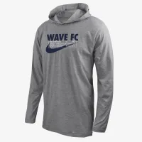 San Diego Wave Men's Nike Soccer Long-Sleeve Hooded T-Shirt