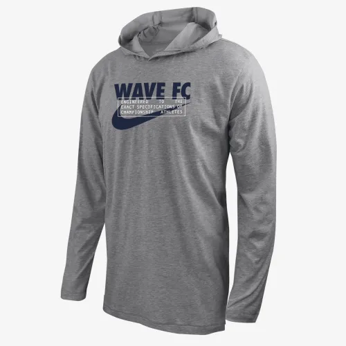 San Diego Wave Men's Nike Soccer Long-Sleeve Hooded T-Shirt