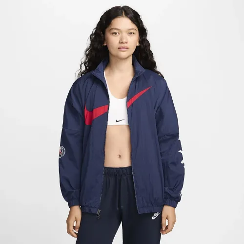 Paris Saint-Germain Essential женская Nike Soccer Woven Куртка синий
