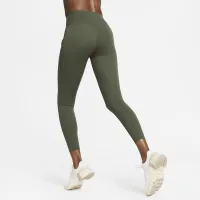 Nike Universa жіноча Medium-Support З високою талією 7/8 лосіни з кишенямиколір зелений