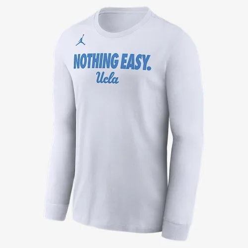 Nike UCLA чоловічі Jordan College Long-Sleeve футболка колір білий