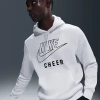Nike мужские Cheer Pullover Толстовка с капюшоном цвет белый