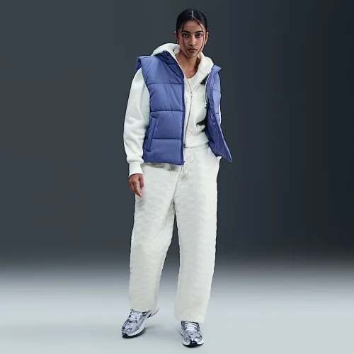 Nike Sportswear Phoenix Fleece жіноча оверсайз З високою талією Jacquard Pants колір білий