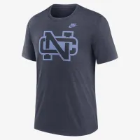 North Carolina Tar Heels Blitz Everцвет зеленый Legacy Primary мужские Nike College футболка синий