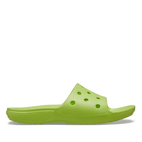 Шлёпанцы Crocs Classic Slide 206396-3UH - Зеленые