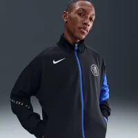 Chelsea FC Strike Third чоловічі Nike Dri-FIT Total 90 Soccer Anthem Куртка колір чорний