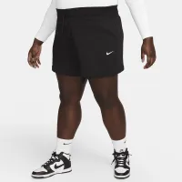 Nike Sportswear Phoenix Fleece женская С высокой Талией Loose шорты (большие размеры) цвет черный