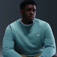 Nike Club мужские Fleece Crew синий
