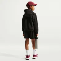 Nike Pro Big дитячі (для хлопчиків) Dri-FIT Fleece Pullover Толстовка з капюшоном колір чорний